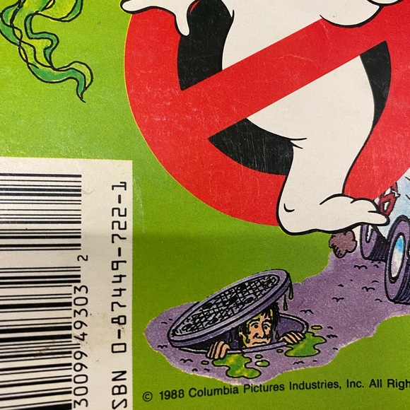 GHOSTBUSTERS II FLIP N FUN JOKES RIDDLES COLORING BOOK 1988 - Picture 3 of 7